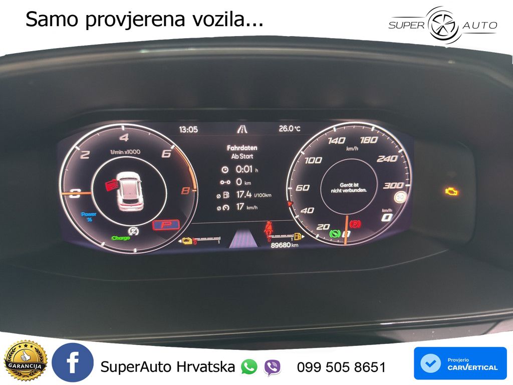 Cupra Formentor 1.4 TSI (245 KS) e-Hybrid DSG VZ LED+GR SJED+ACC