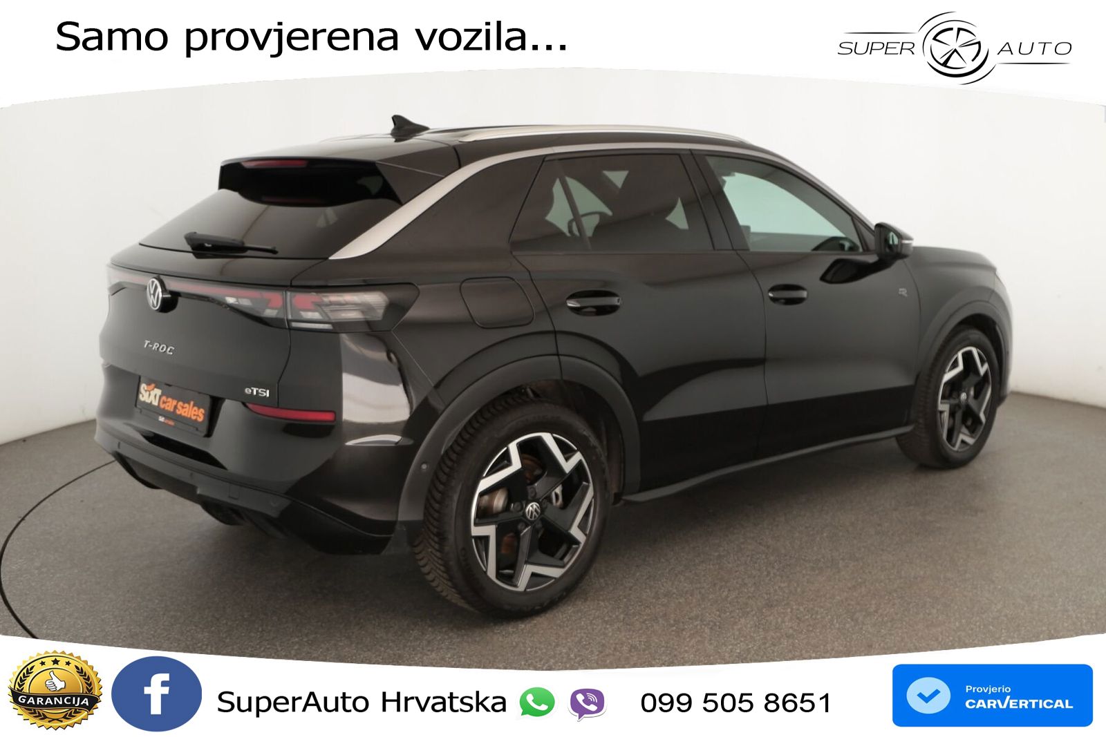 Volkswagen T-Roc 1.5 eTSI (150 KS)  DSG R-Line LED+GR SJED+ACC