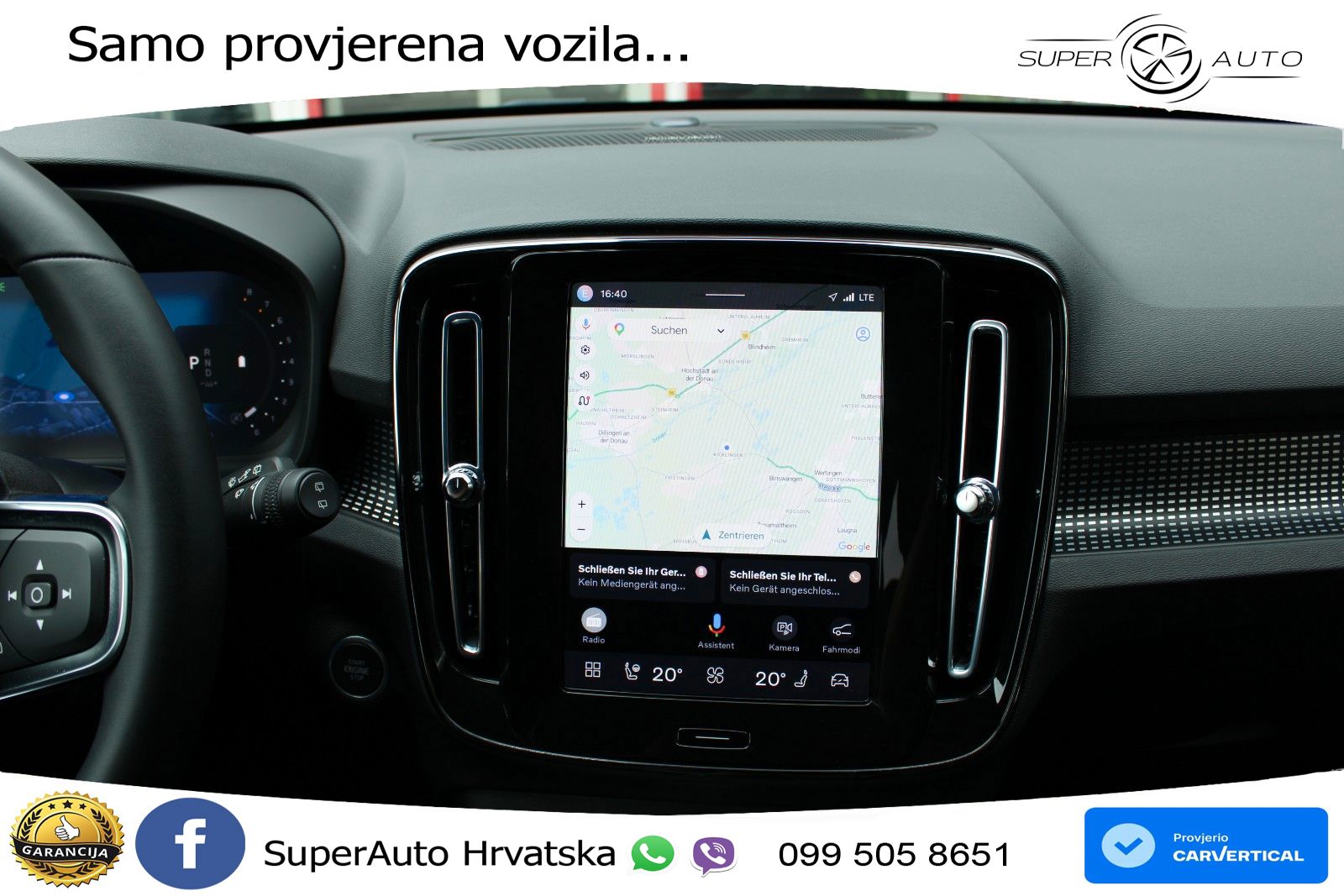 Volvo XC40 2.0 B3 163 KS Automatic LED+GR SJED+ACC