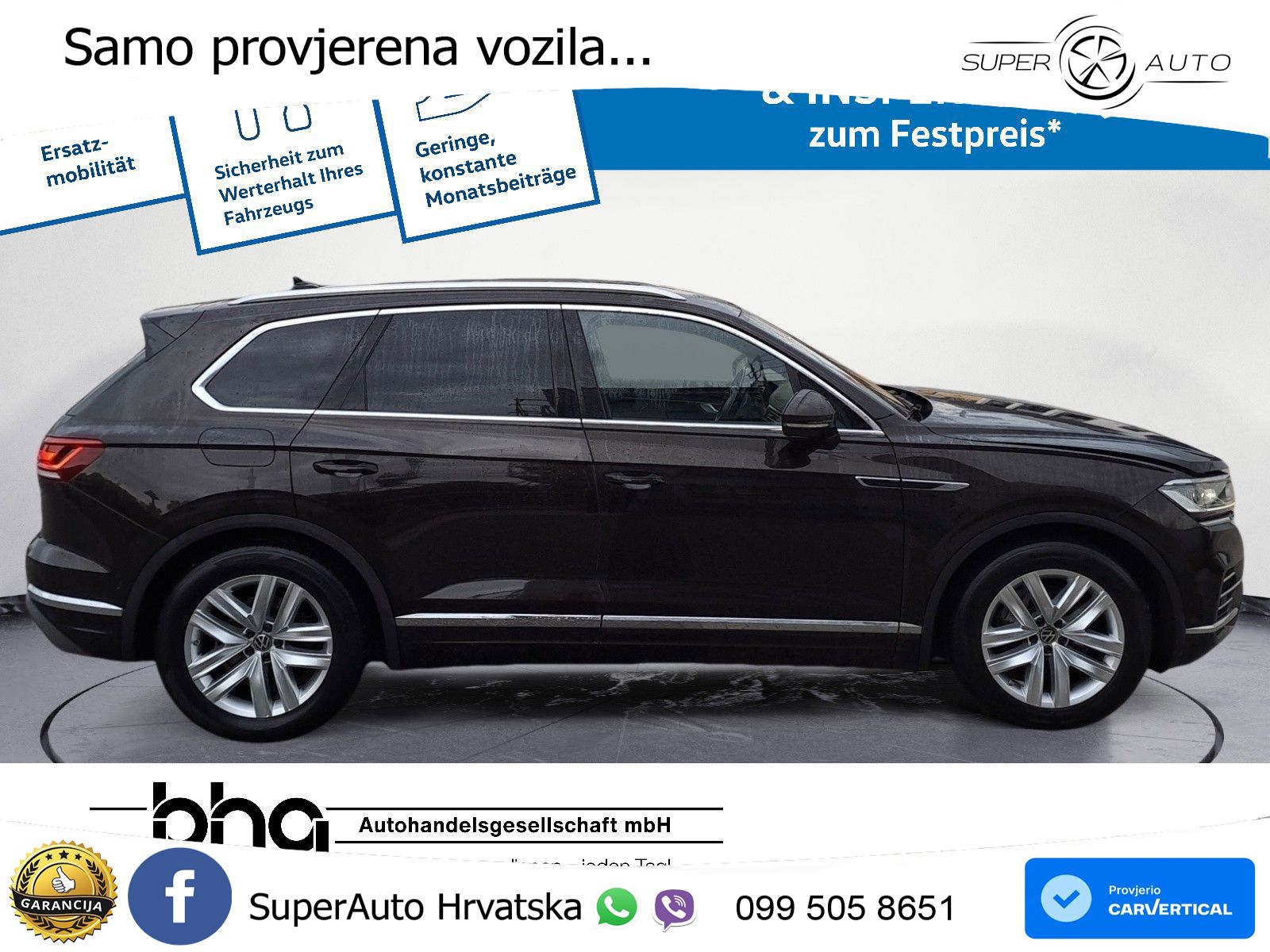 Volkswagen Touareg 3.0 V6 TDI (231 KS) 4MOTION Tiptronic ZRAČNI+ACC+4xGR SJED+KAM