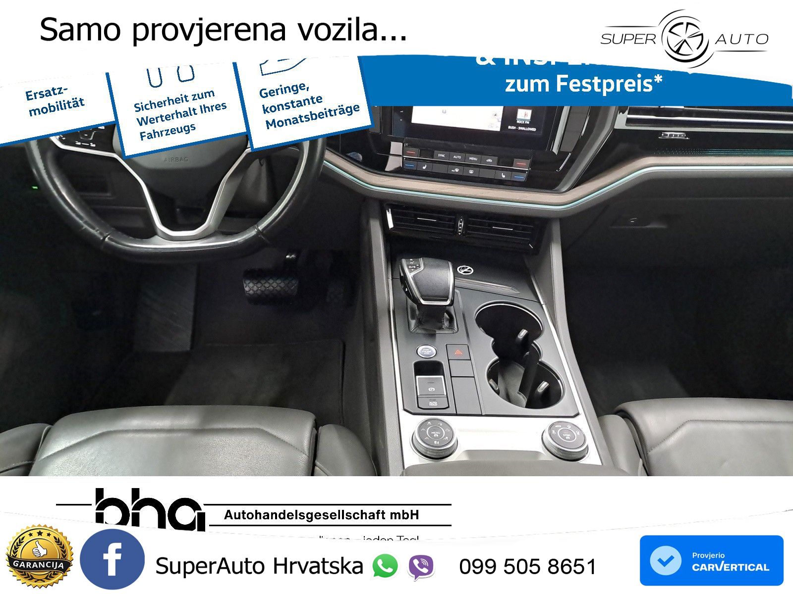 Volkswagen Touareg 3.0 V6 TDI (231 KS) 4MOTION Tiptronic ZRAČNI+ACC+4xGR SJED+KAM