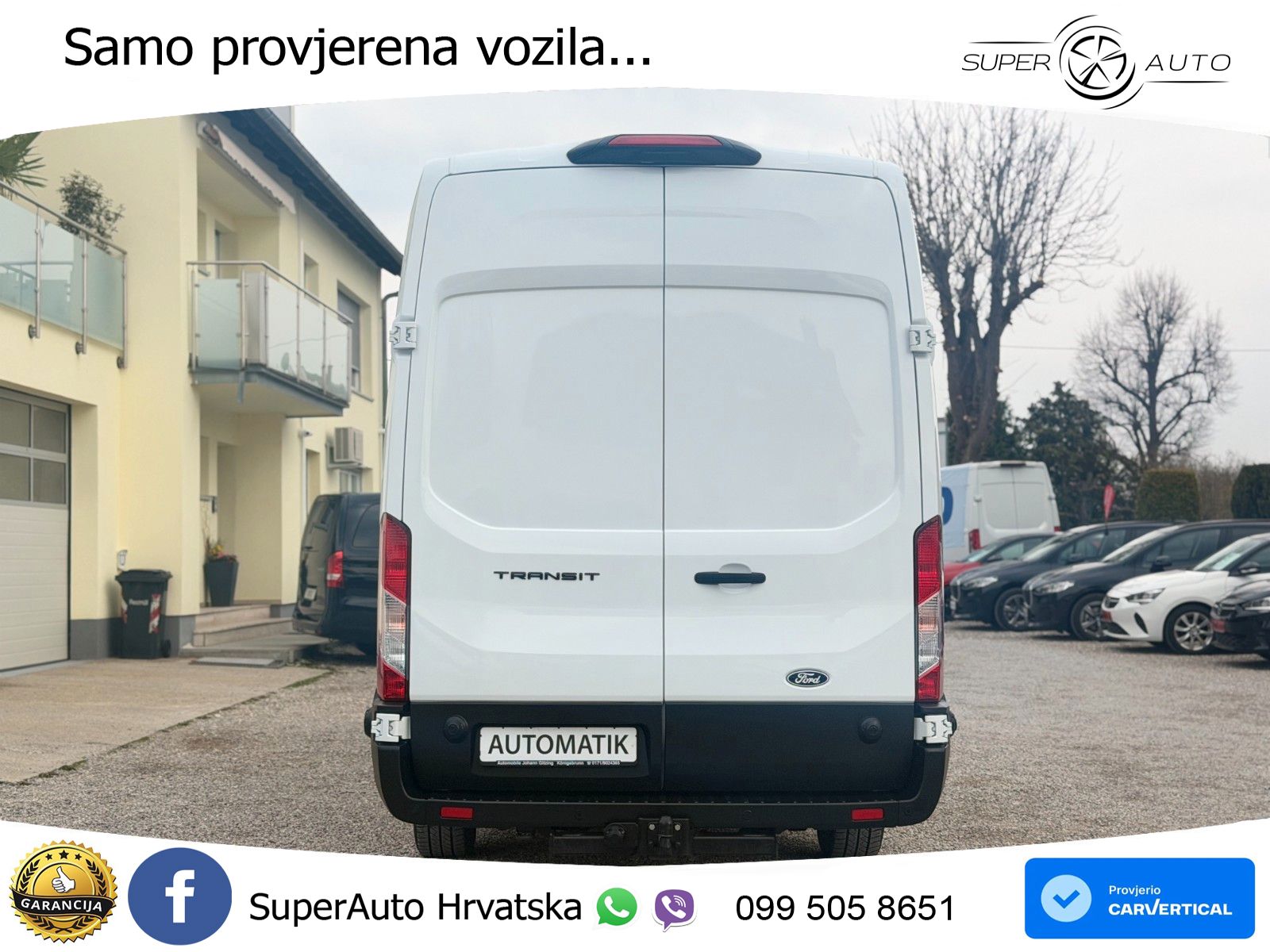 Ford TRANSIT Trend 350 L4H3 XXL AUTOMATIK AHK RFK SHZ 165 KS