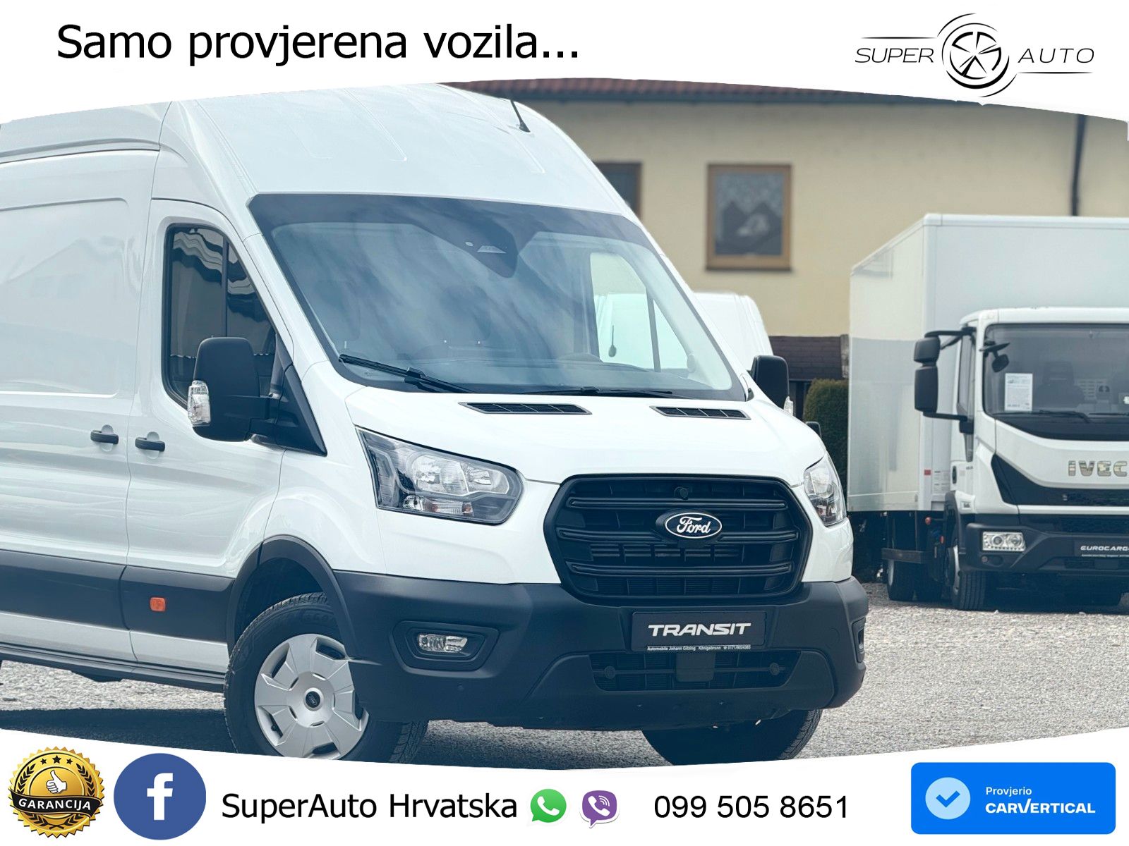 Ford TRANSIT Trend 350 L4H3 XXL AUTOMATIK AHK RFK SHZ 165 KS