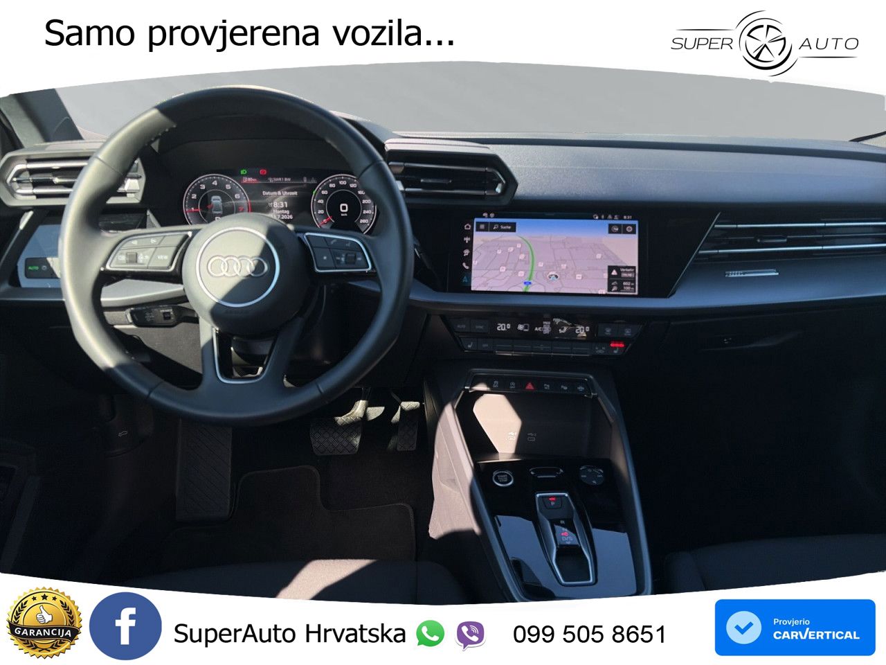 Audi A3 Limuzina 35 TFSI (150 KS) S tronic LED+GR SJED+ACC