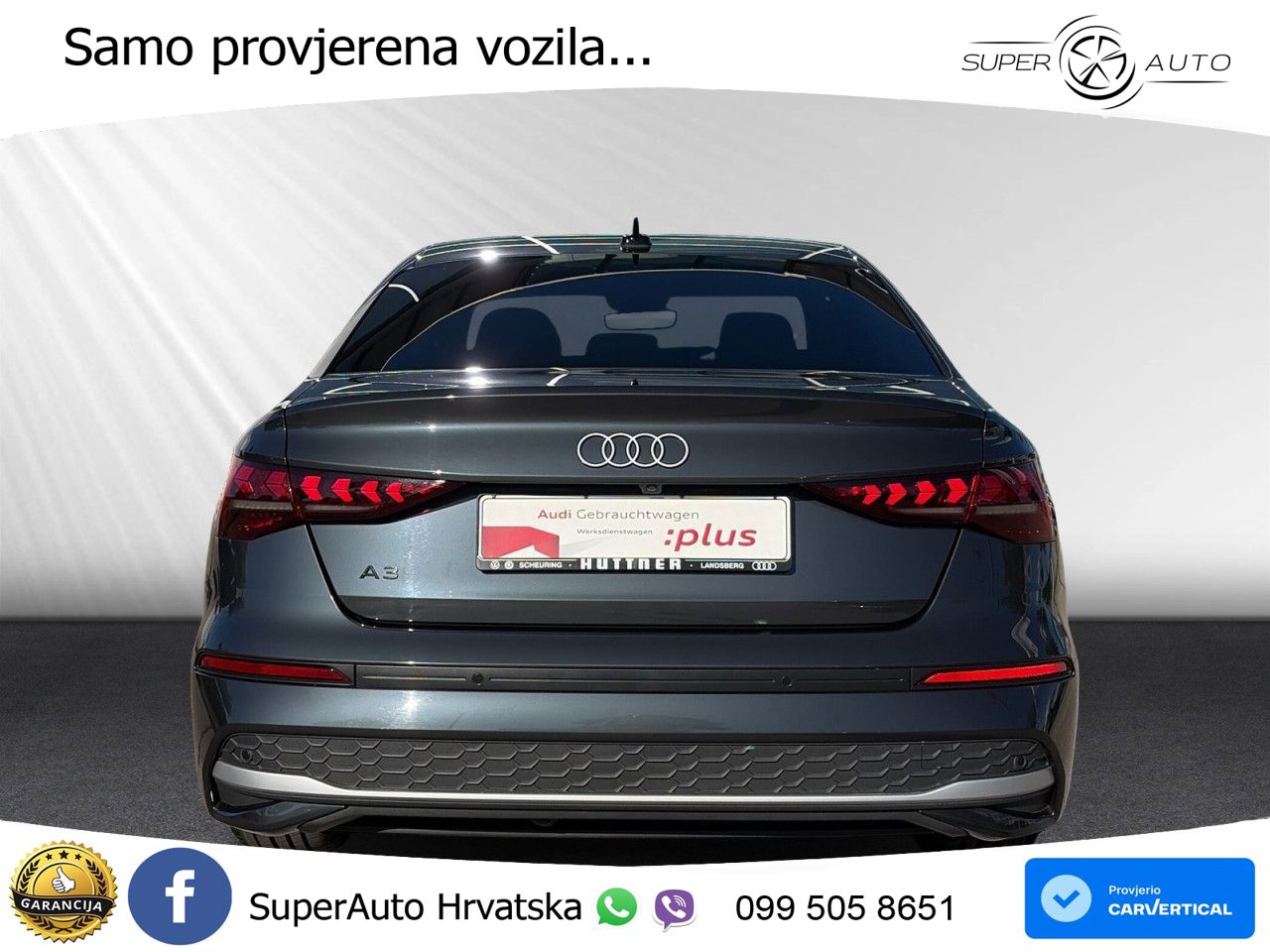 Audi A3 Limuzina 35 TFSI (150 KS) S tronic LED+GR SJED+ACC