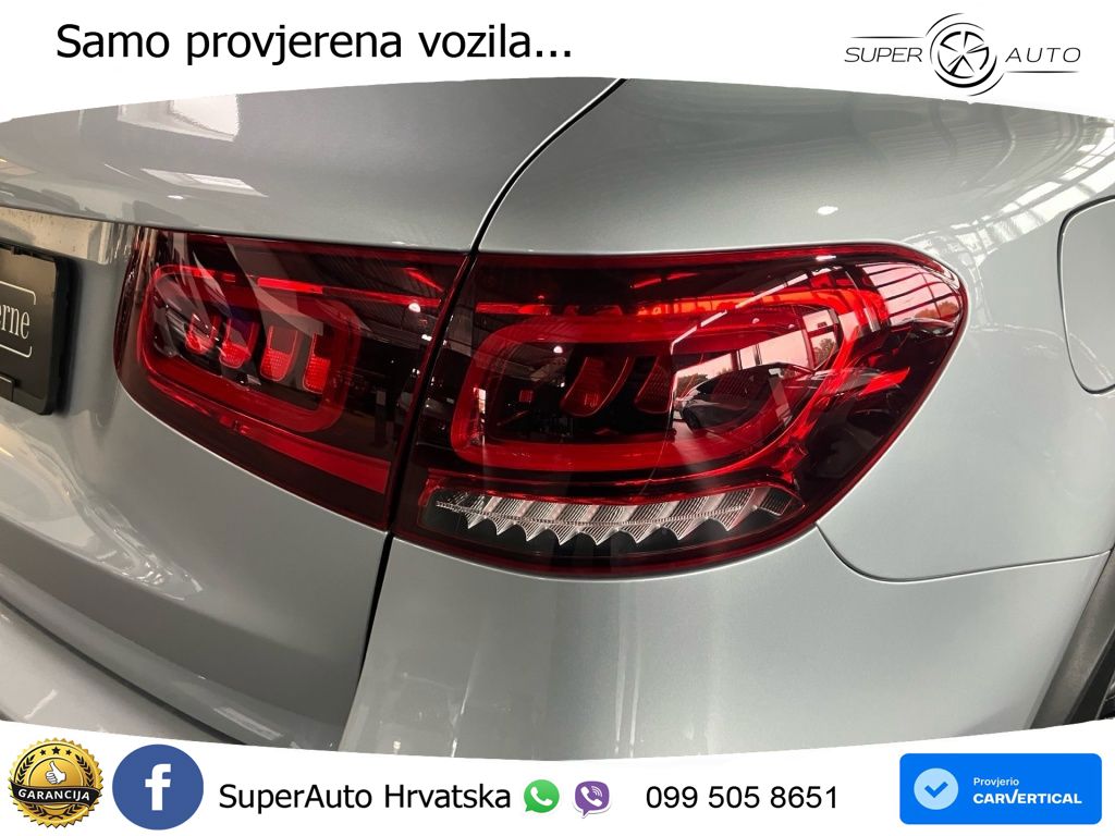 Mercedes AMG GLC 63 V8 (476 KS) 4MATIC+ MCT ZRAČNI+ACC+GR SJED+KAM