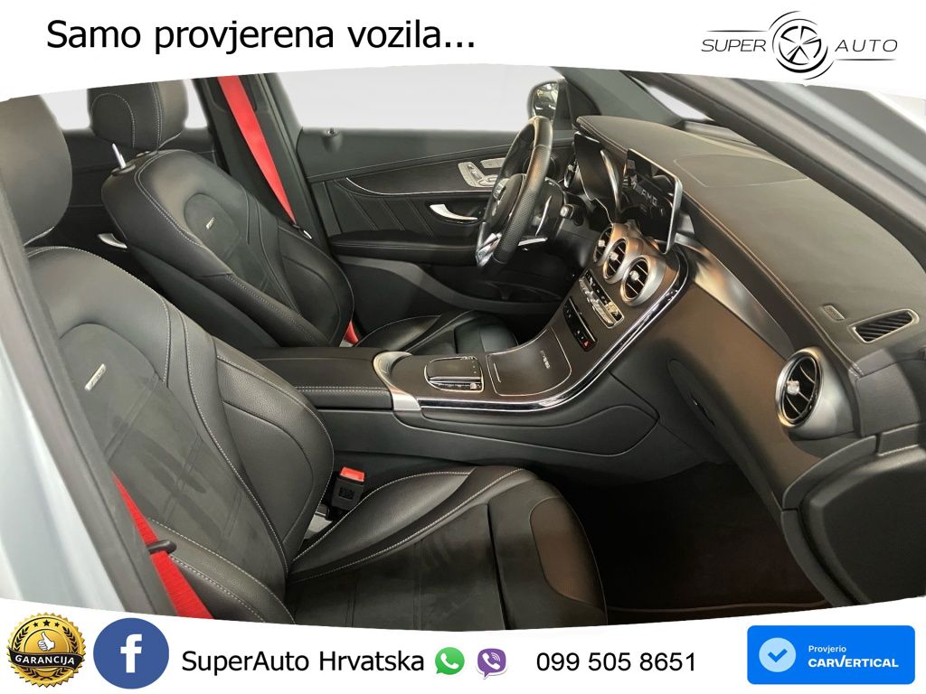 Mercedes AMG GLC 63 V8 (476 KS) 4MATIC+ MCT ZRAČNI+ACC+GR SJED+KAM