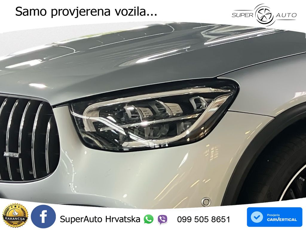 Mercedes AMG GLC 63 V8 (476 KS) 4MATIC+ MCT ZRAČNI+ACC+GR SJED+KAM