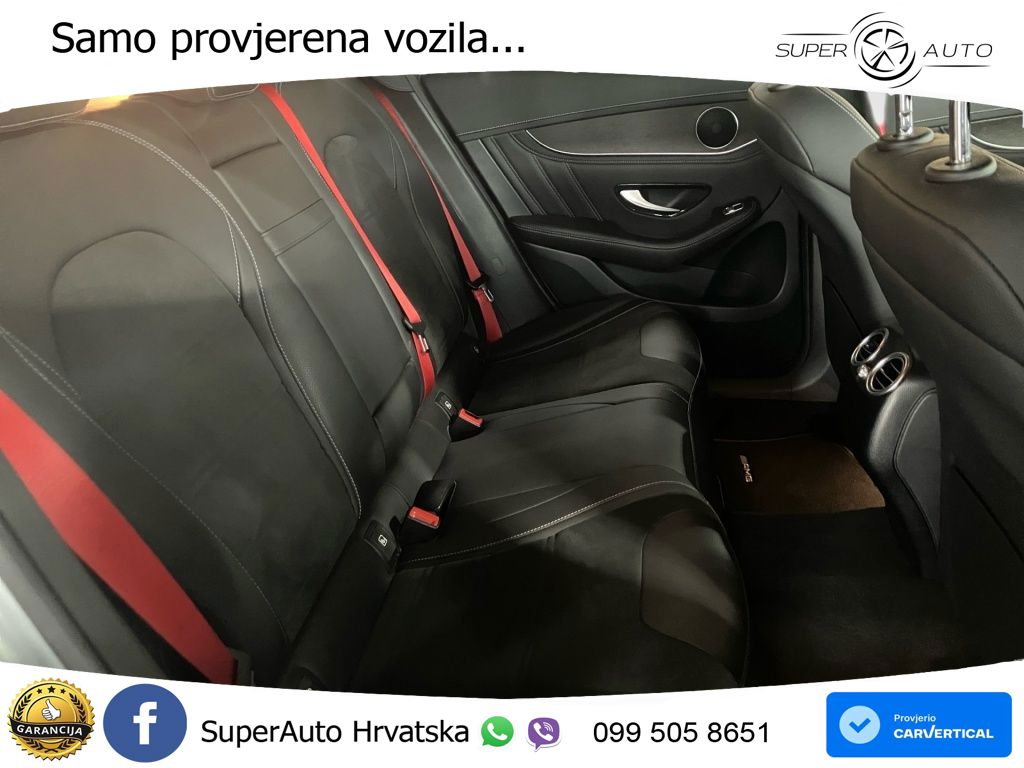 Mercedes AMG GLC 63 V8 (476 KS) 4MATIC+ MCT ZRAČNI+ACC+GR SJED+KAM