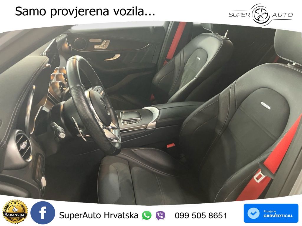 Mercedes AMG GLC 63 V8 (476 KS) 4MATIC+ MCT ZRAČNI+ACC+GR SJED+KAM