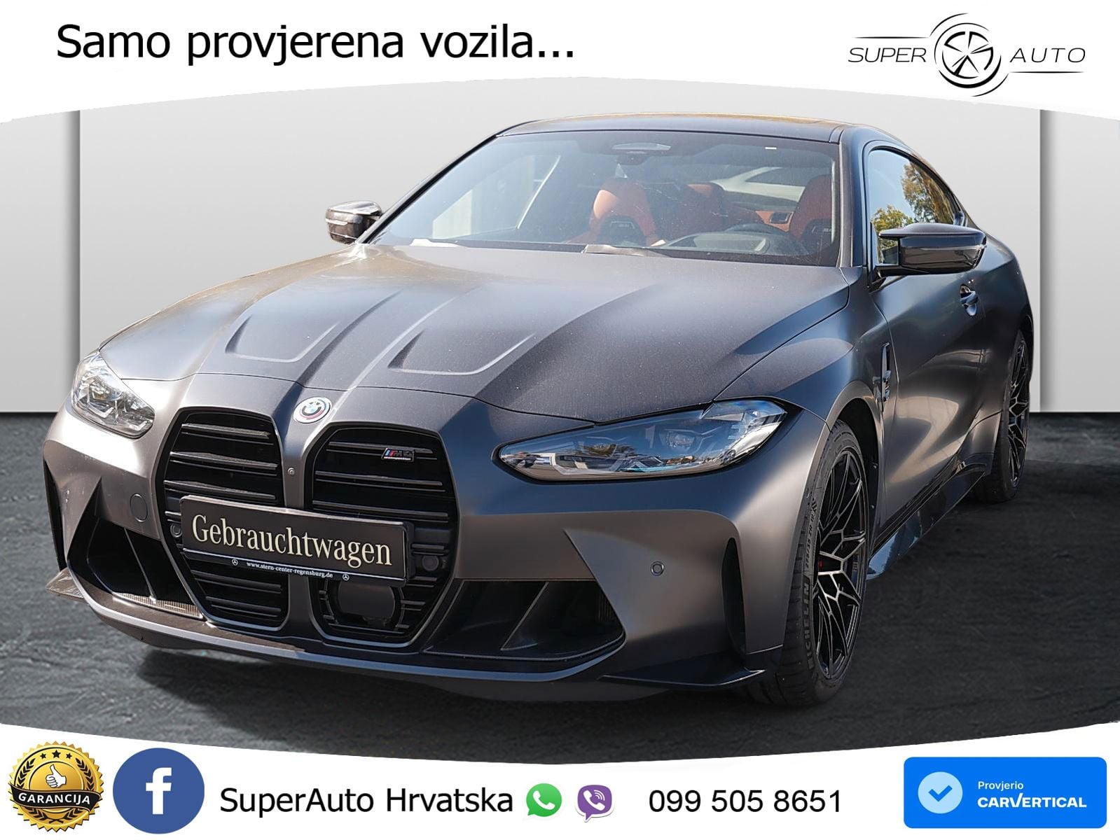 BMW M4 Competition 3.0 (510 KS) xDrive Steptronic LED+GR SJED+ACC