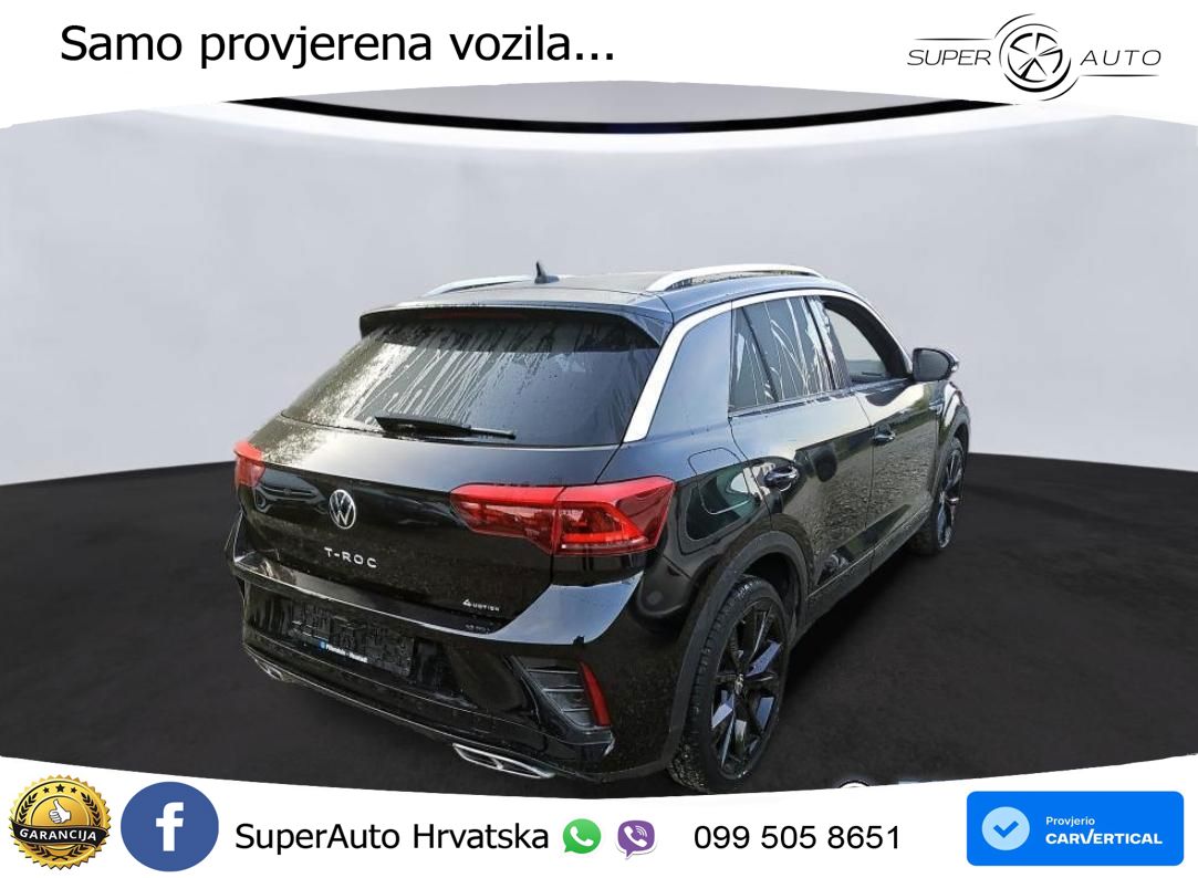Volkswagen T-Roc 2.0 TSI (190 KS) 4M DSG R-Line LED+GR SJED+ACC