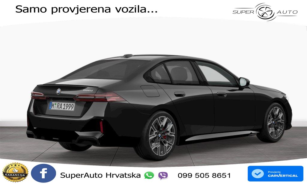 BMW 520d (197 KS) Steptronic M Sport LED+GR SJED+ACC