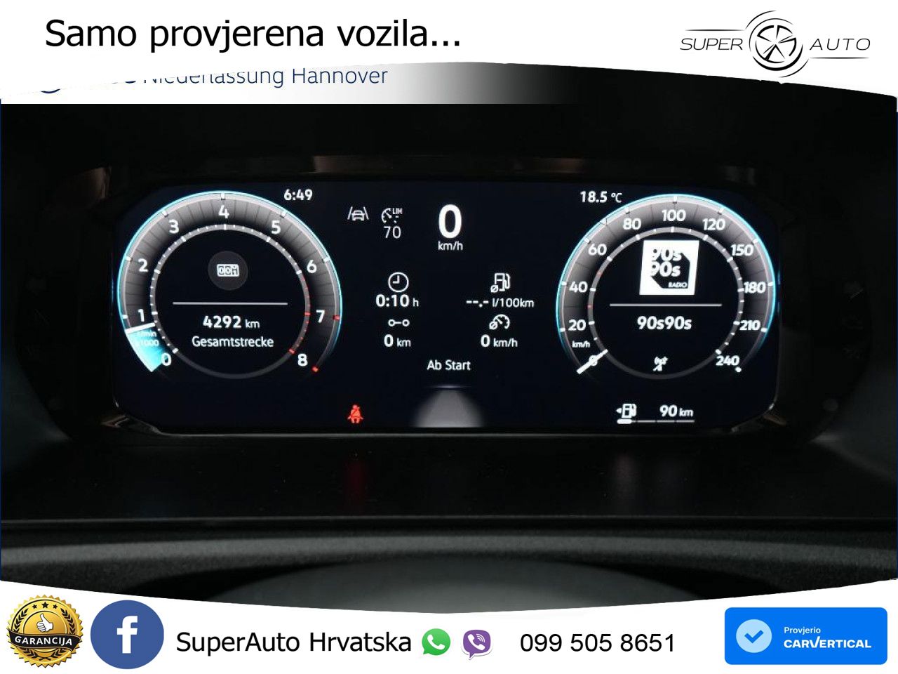 VW Caddy LED+GR SJED+ACC