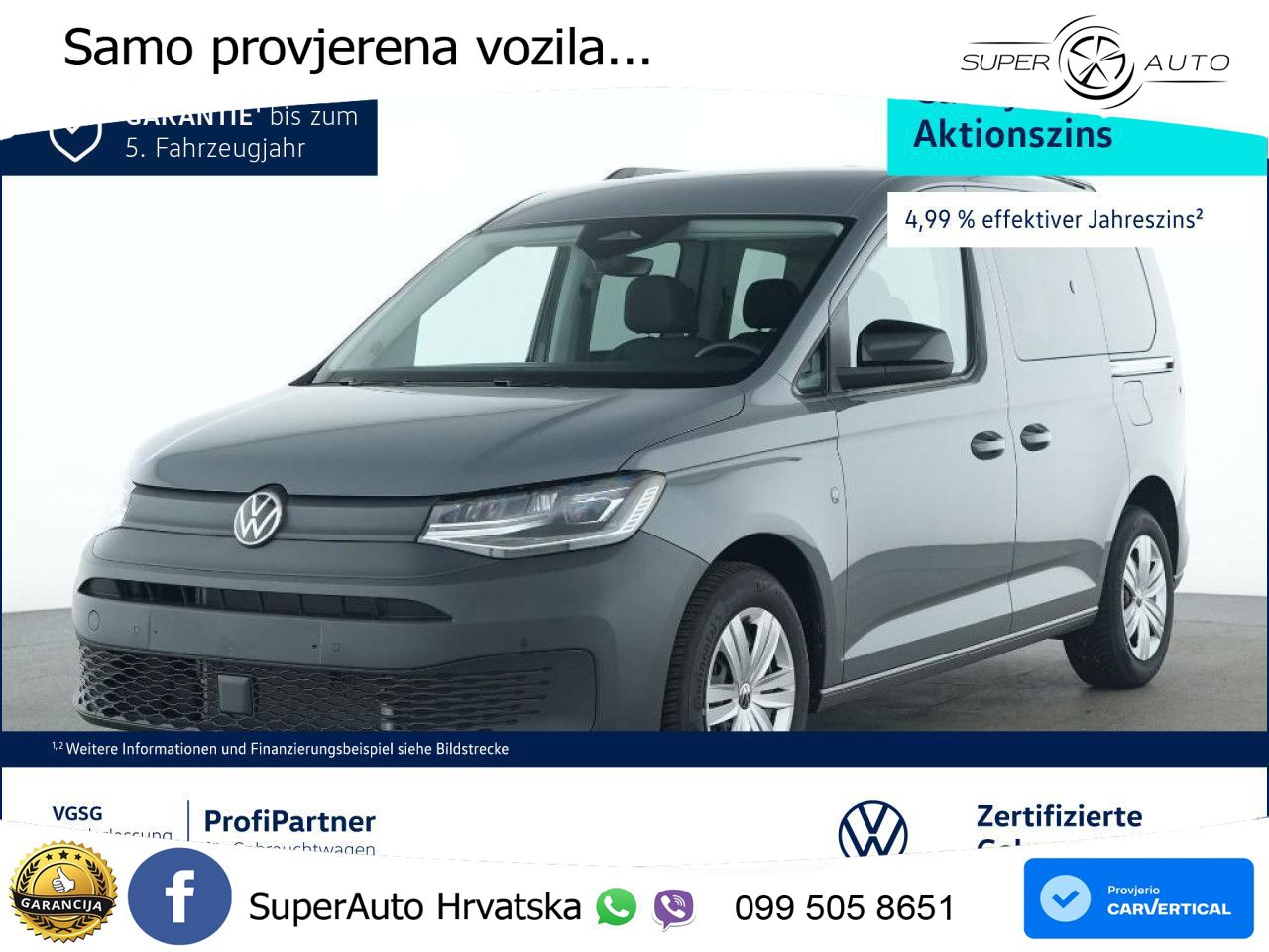VW Caddy LED+GR SJED+ACC