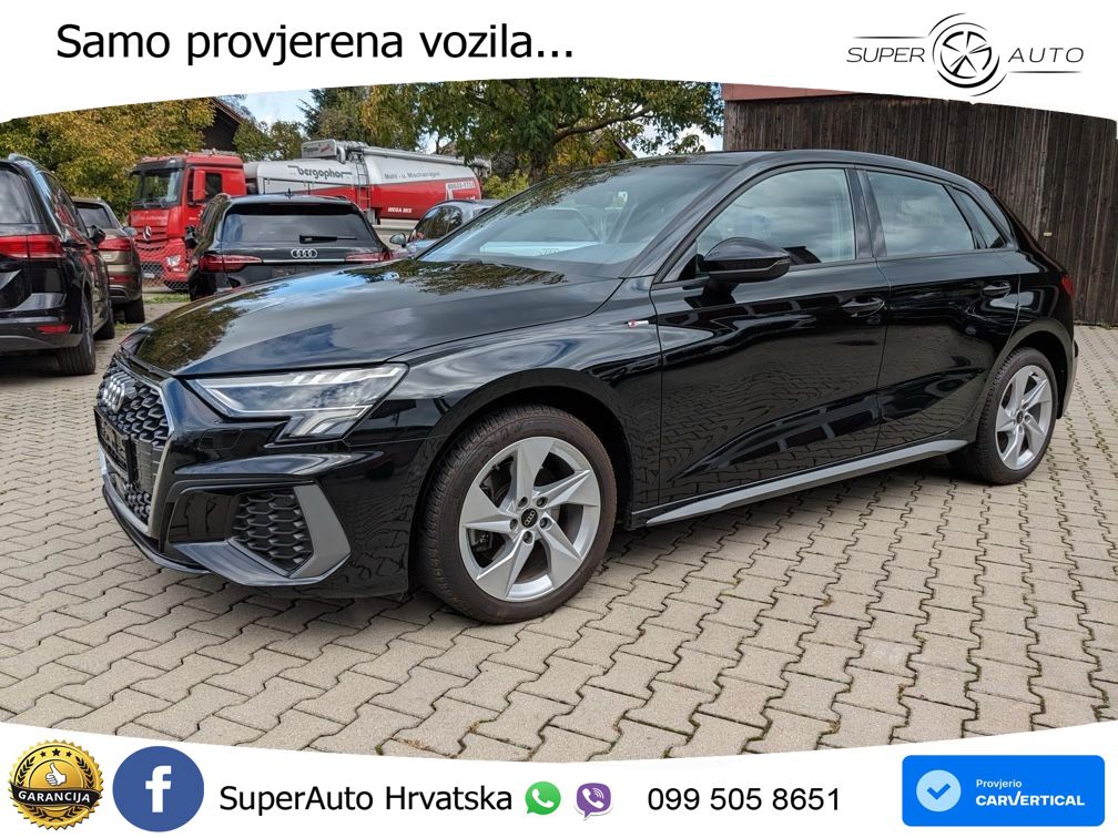 Audi A3 40 TDI (200 KS) quattro S tronic S line LED+GR SJED+ACC