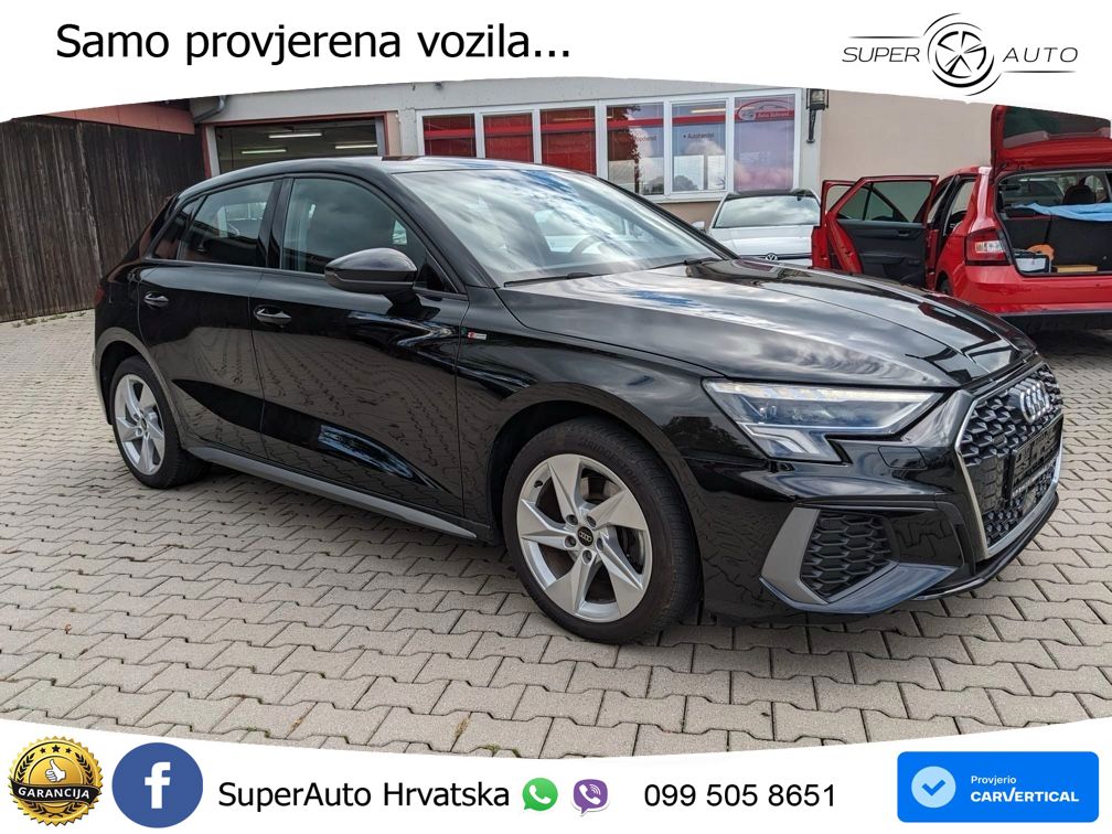 Audi A3 40 TDI (200 KS) quattro S tronic S line LED+GR SJED+ACC