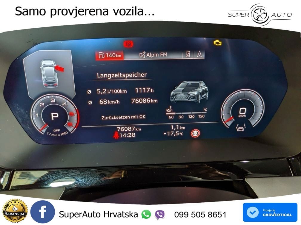 Audi A3 40 TDI (200 KS) quattro S tronic S line LED+GR SJED+ACC