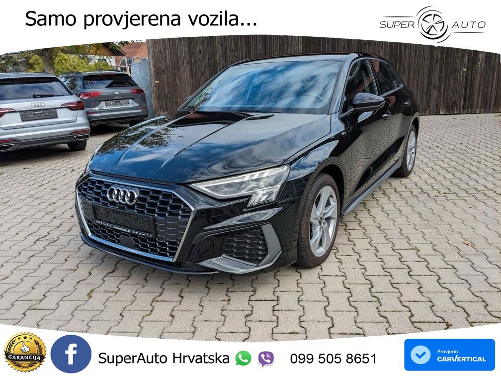 Audi A3 40 TDI (200 KS) quattro S tronic S line LED+GR SJED+ACC