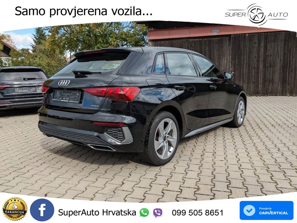 Audi A3 40 TDI (200 KS) quattro S tronic S line LED+GR SJED+ACC
