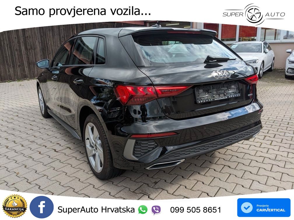 Audi A3 40 TDI (200 KS) quattro S tronic S line LED+GR SJED+ACC