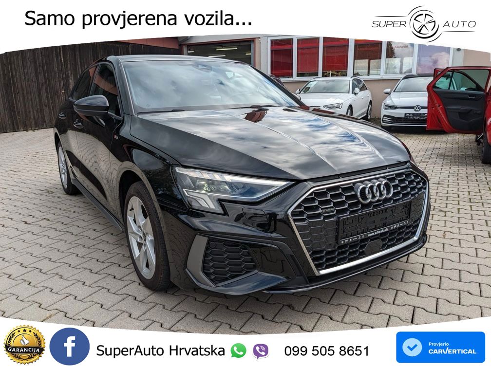 Audi A3 40 TDI (200 KS) quattro S tronic S line LED+GR SJED+ACC