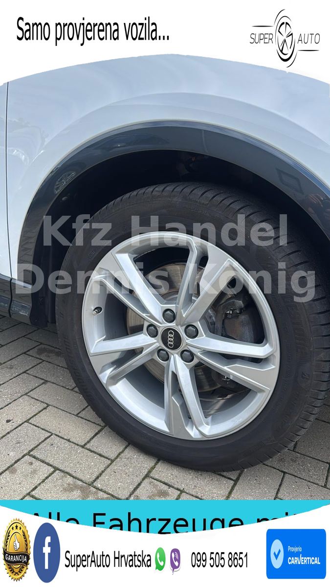 Audi Q3 Sportback 40 TDI (200 KS) quattro S tronic S line LED+GR SJED+ACC
