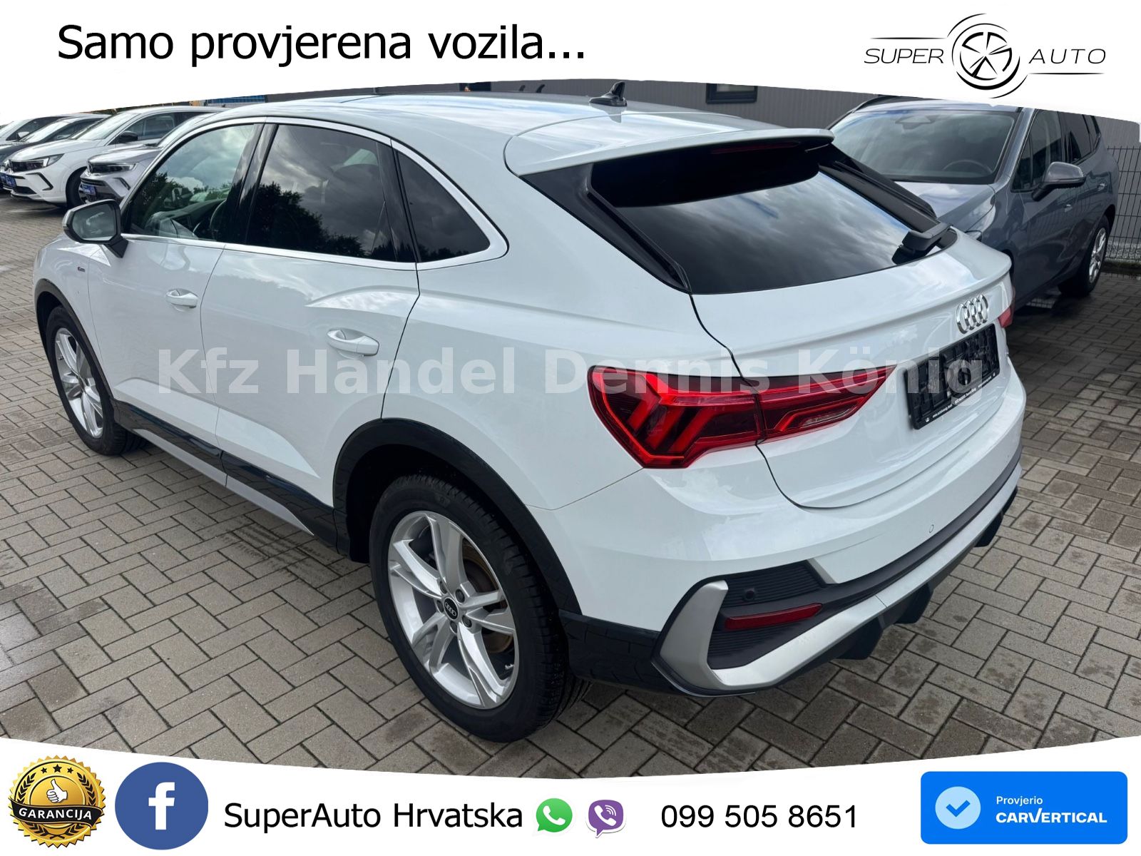 Audi Q3 Sportback 40 TDI (200 KS) quattro S tronic S line LED+GR SJED+ACC