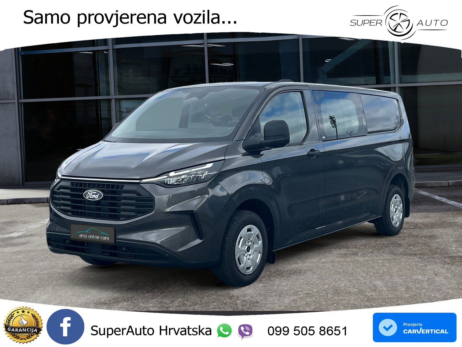 Ford Transit Custom DoKa Trend L2 5J.Gar. Sitzheizung 170 KS