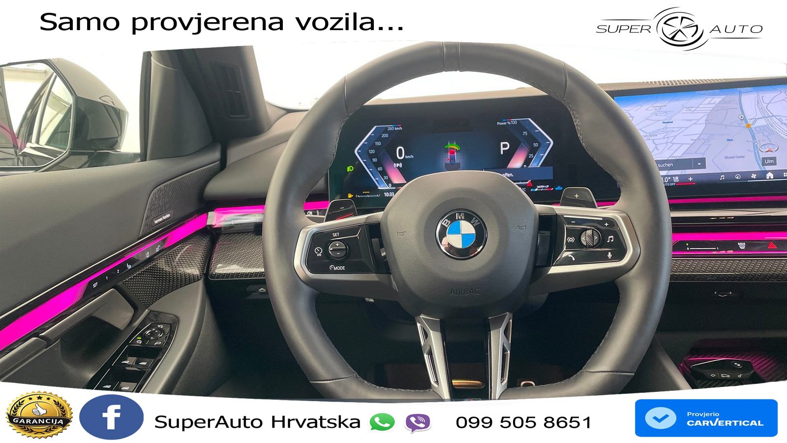 BMW 520i (208 KS) Steptronic M Sport ACC+GR SJED+360+PANO
