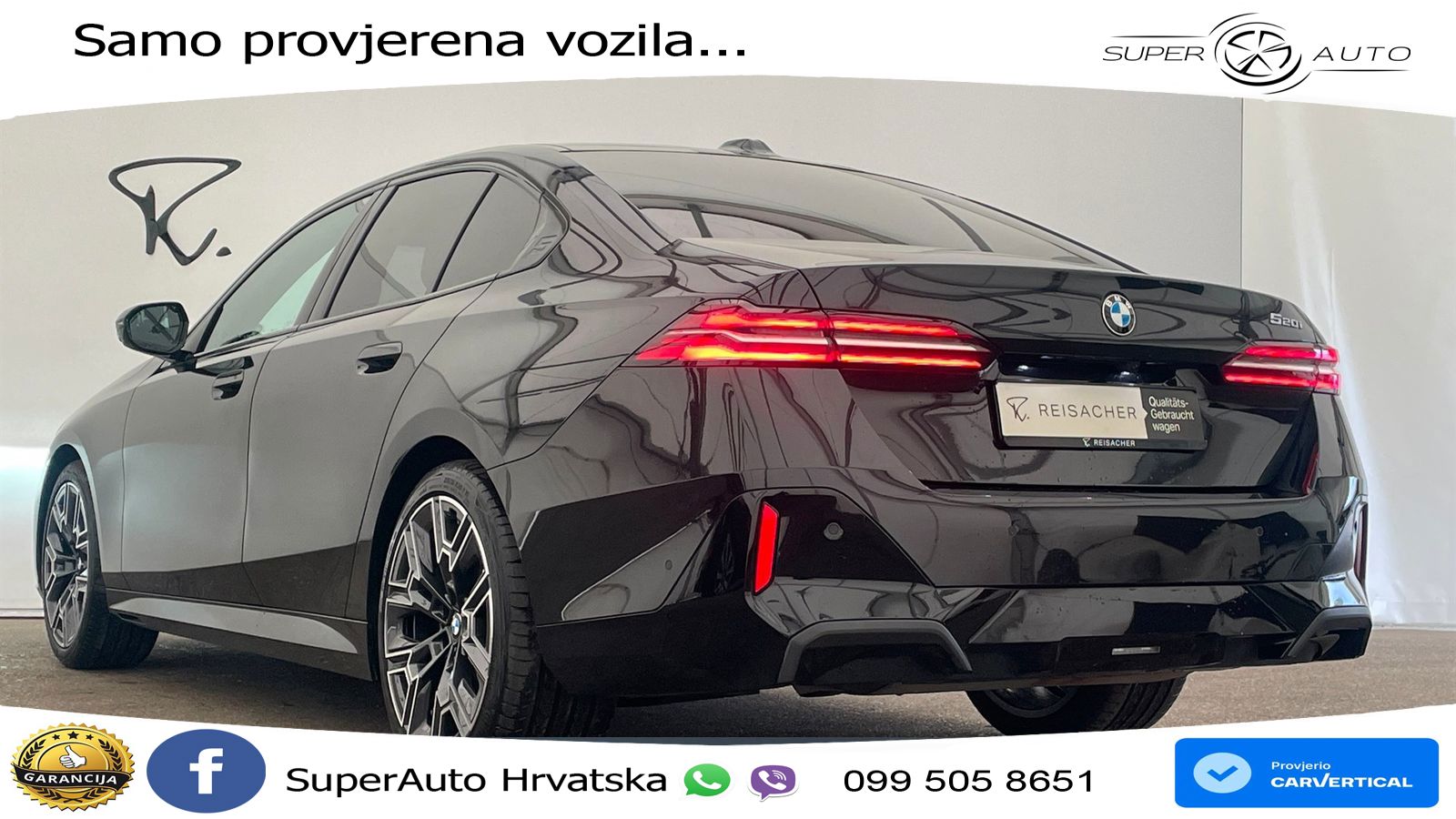 BMW 520i (208 KS) Steptronic M Sport ACC+GR SJED+360+PANO