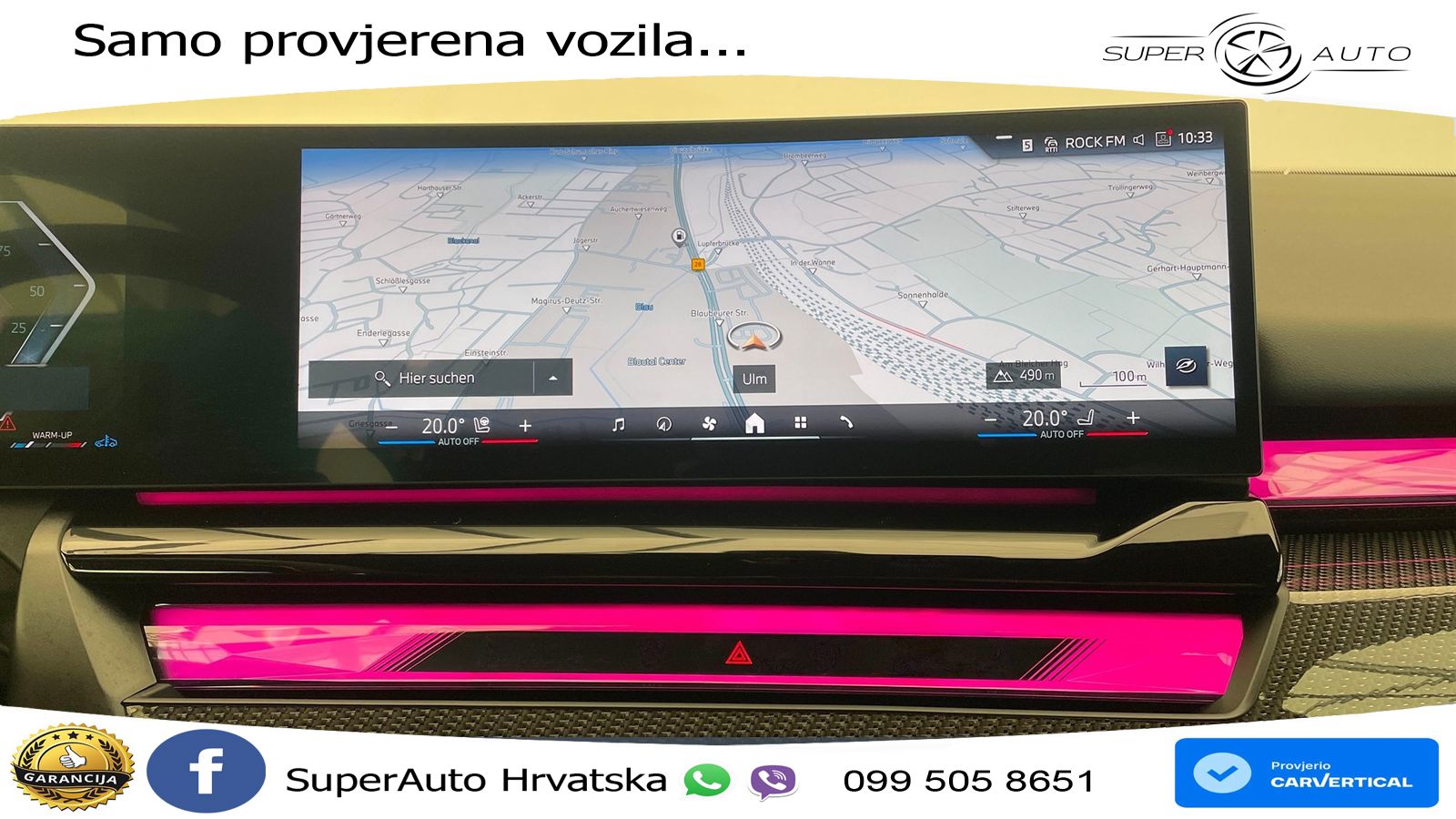 BMW 520i (208 KS) Steptronic M Sport ACC+GR SJED+360+PANO