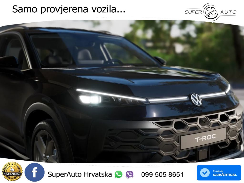 Volkswagen T-Roc 1.5 eTSI (150 KS)  DSG LED+GR SJED+ACC