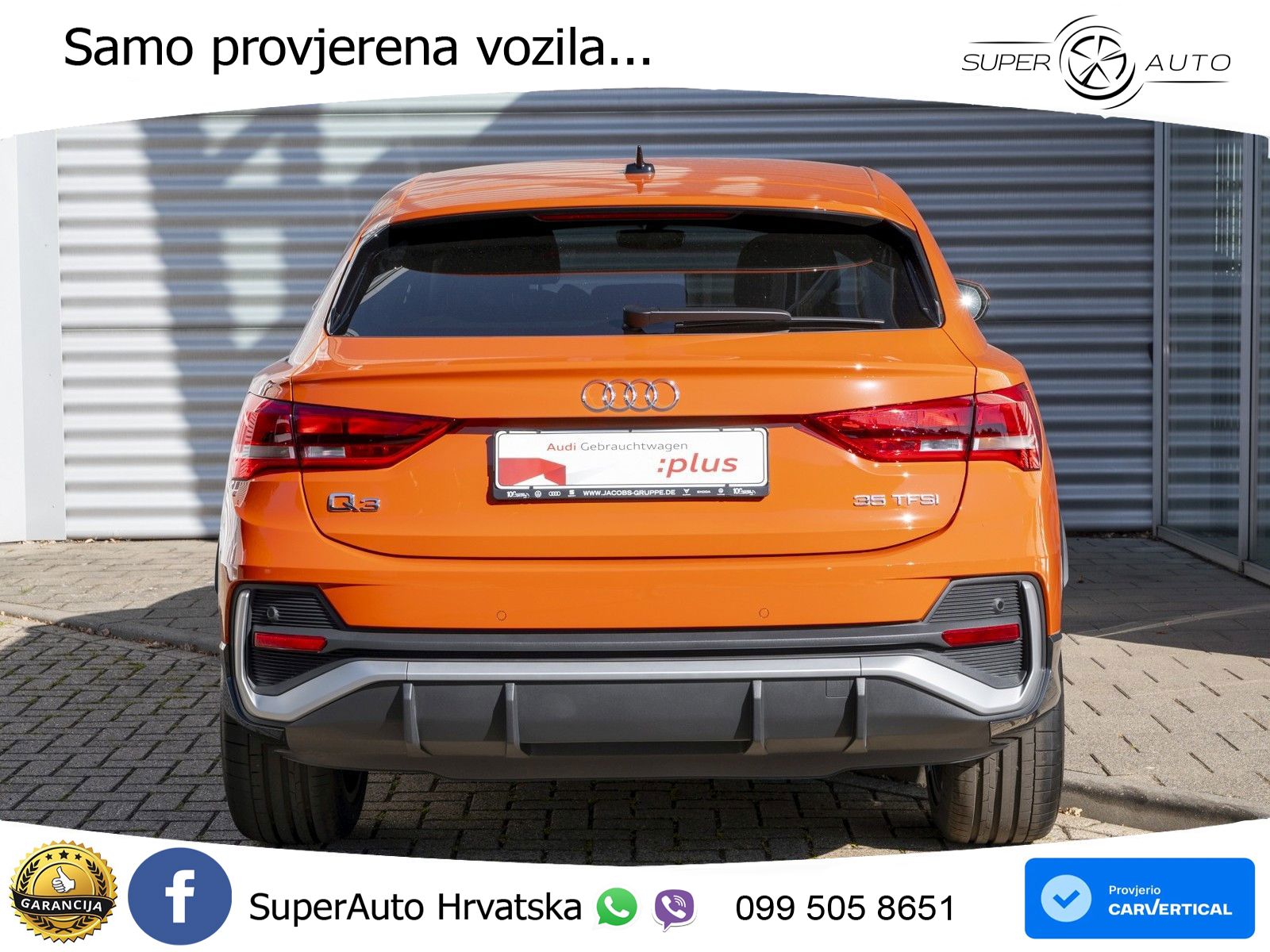 Audi Q3 II Sportback 35 TFSI (150 KS) S tronic S line LED+GR SJED+ACC