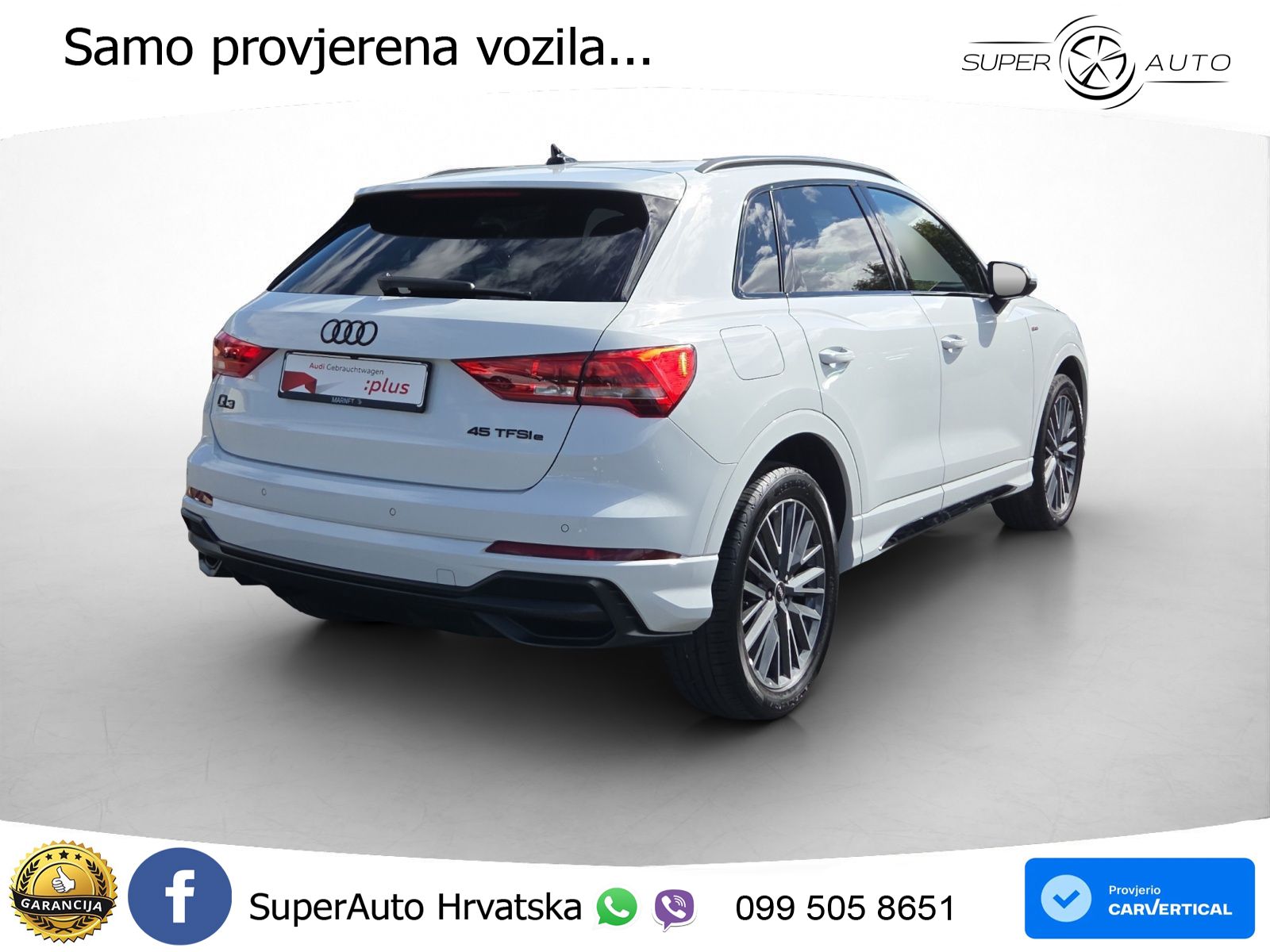 Audi Q3 45 TFSIe (245 KS) S tronic S line