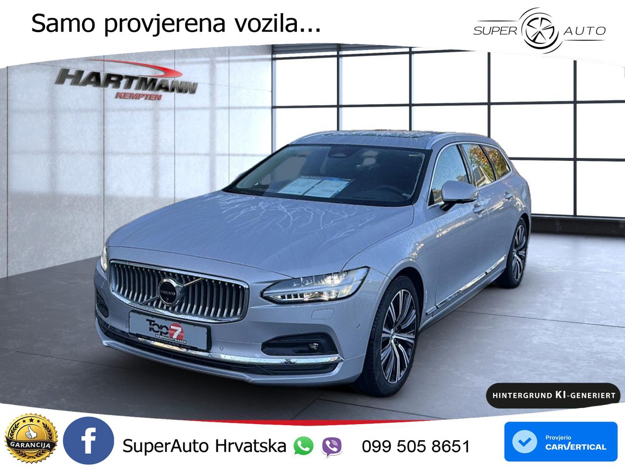 Volvo V90 2.0 B4 Automatic LED+GR SJED+ACC