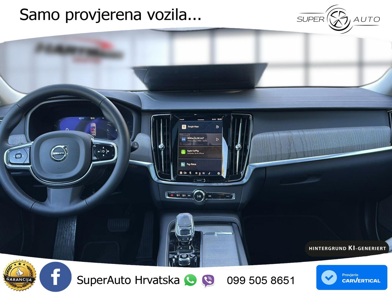 Volvo V90 2.0 B4 Automatic LED+GR SJED+ACC