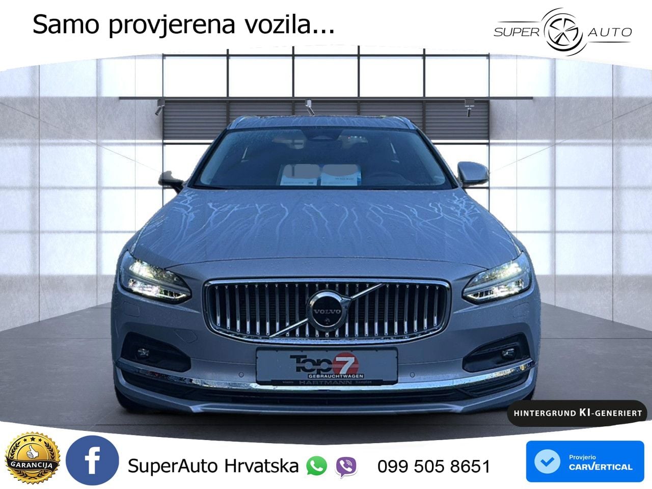 Volvo V90 2.0 B4 Automatic LED+GR SJED+ACC