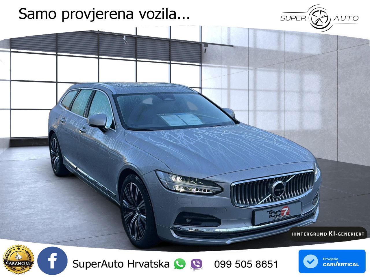 Volvo V90 2.0 B4 Automatic LED+GR SJED+ACC