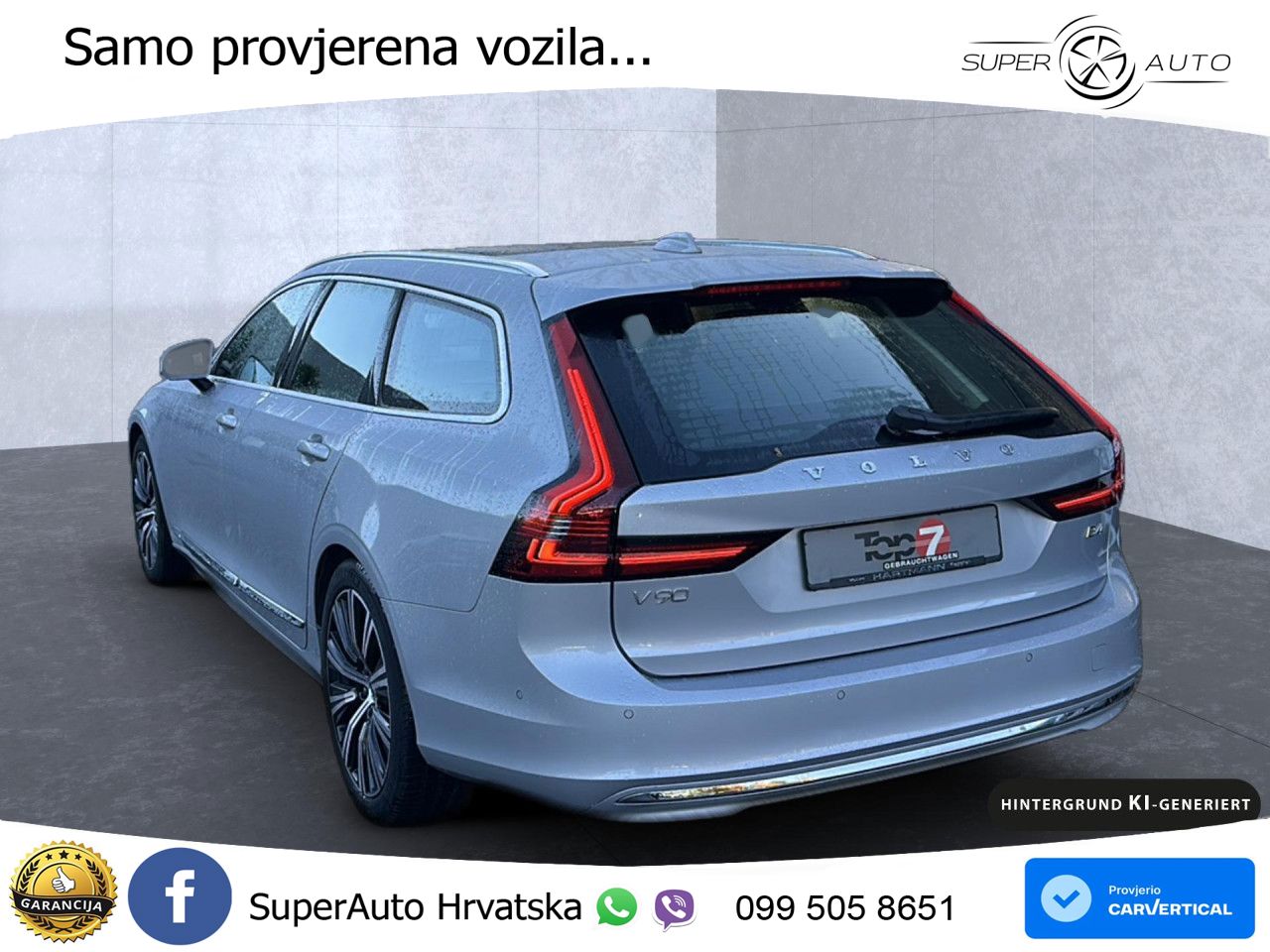 Volvo V90 2.0 B4 Automatic LED+GR SJED+ACC