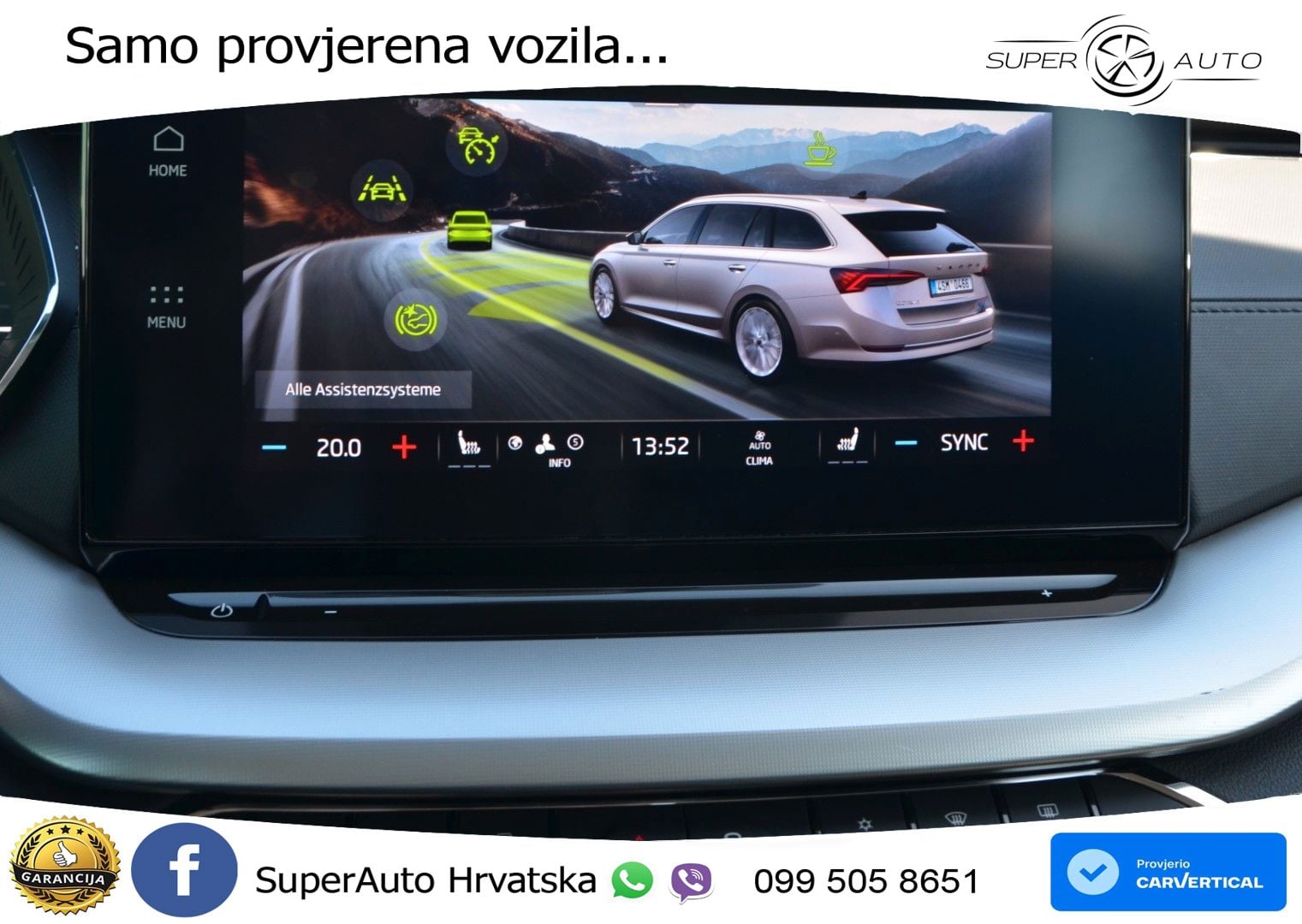 Škoda Octavia Combi 2.0 TDI (150 KS) DSG LED+GR SJED+ACC