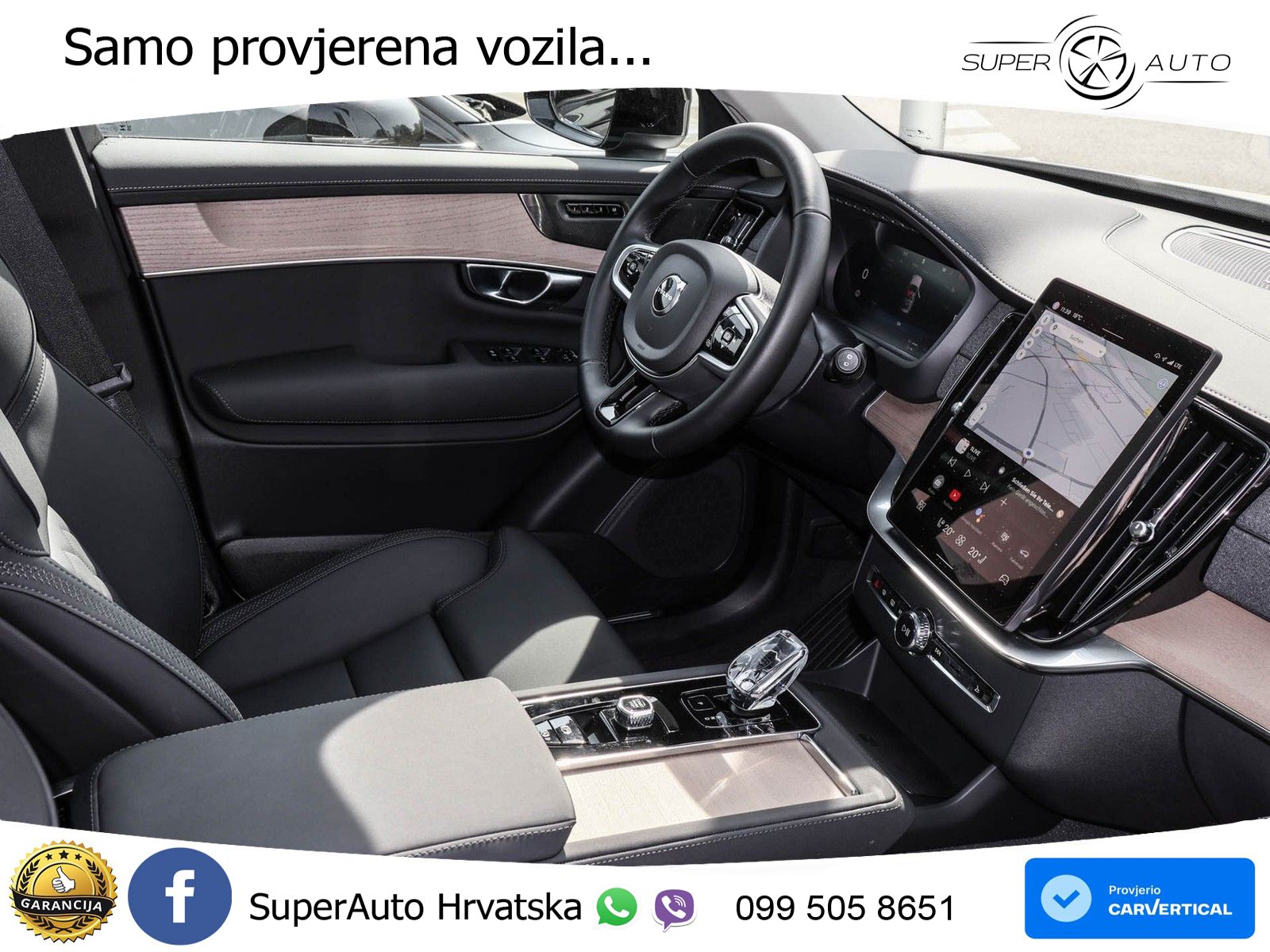 Volvo XC90 2.0 T8 AWD Automatic ZRAČNI+ACC+4xGR SJED+KAM