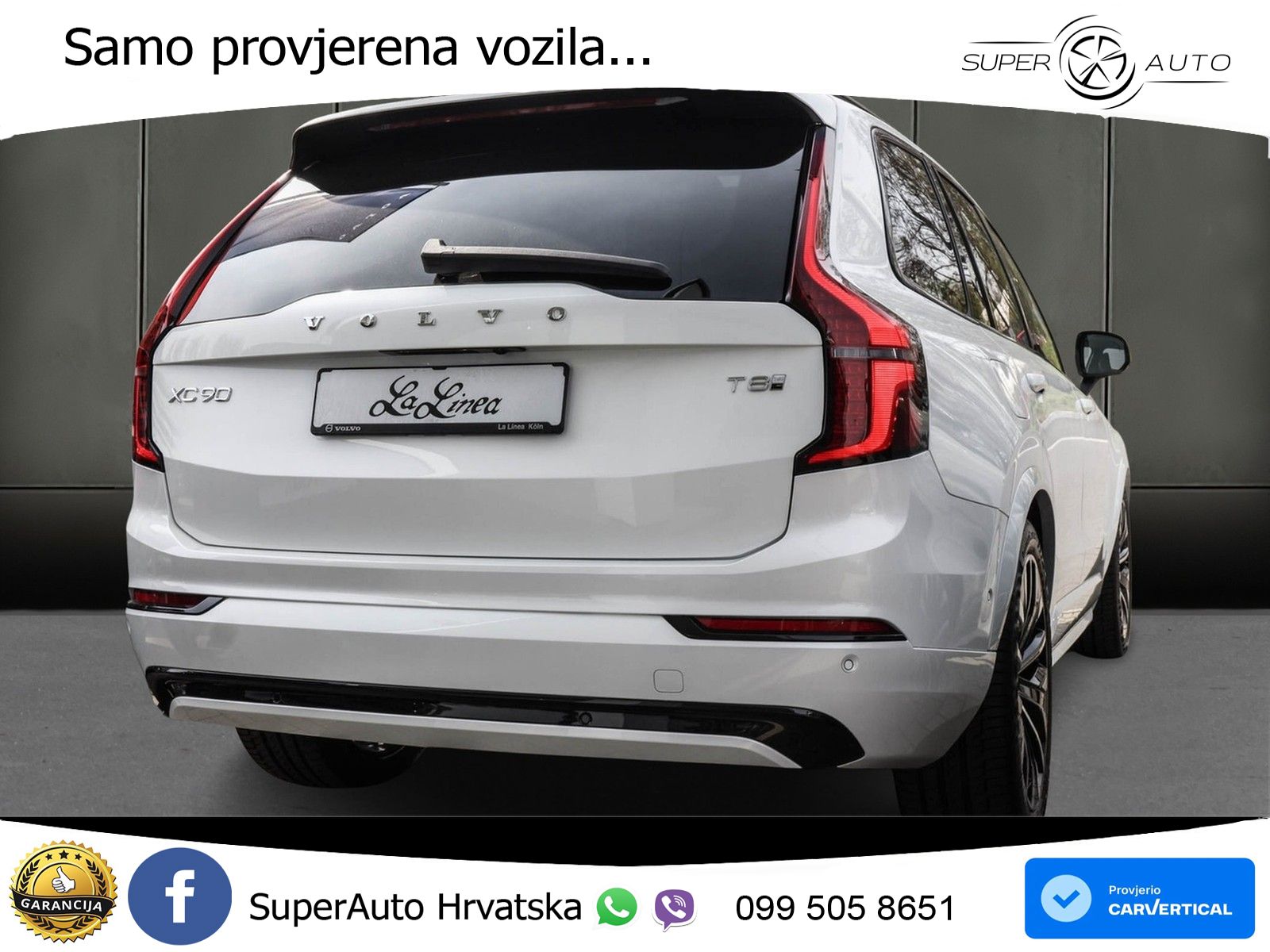 Volvo XC90 2.0 T8 AWD Automatic ZRAČNI+ACC+4xGR SJED+KAM