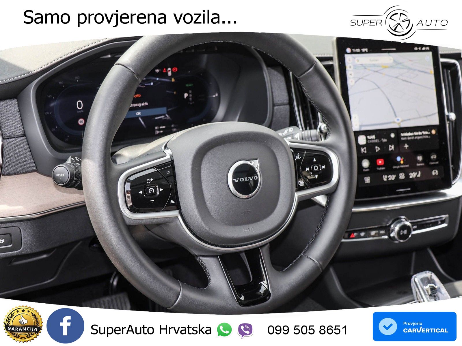 Volvo XC90 2.0 T8 AWD Automatic ZRAČNI+ACC+4xGR SJED+KAM