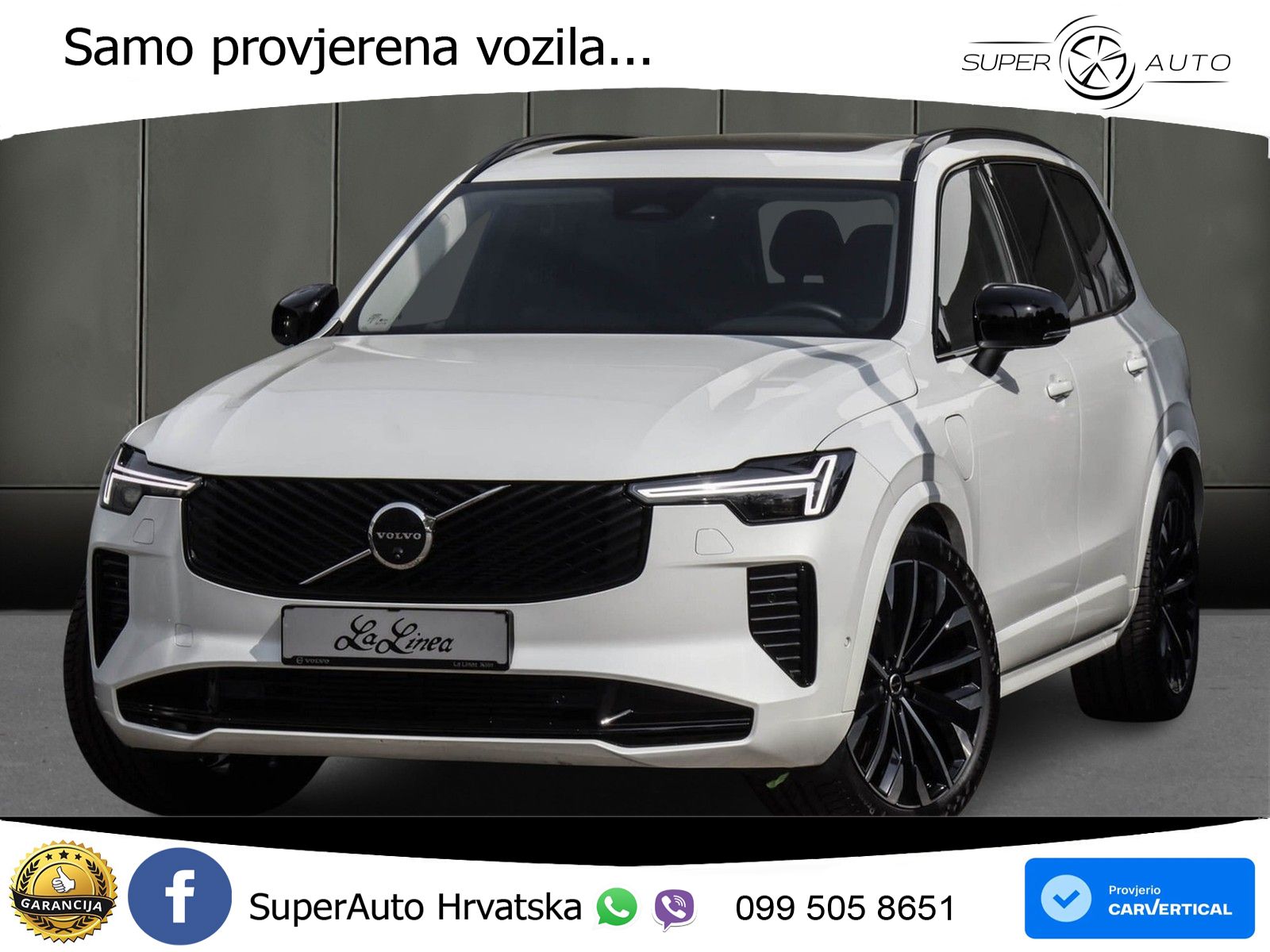Volvo XC90 2.0 T8 AWD Automatic ZRAČNI+ACC+4xGR SJED+KAM