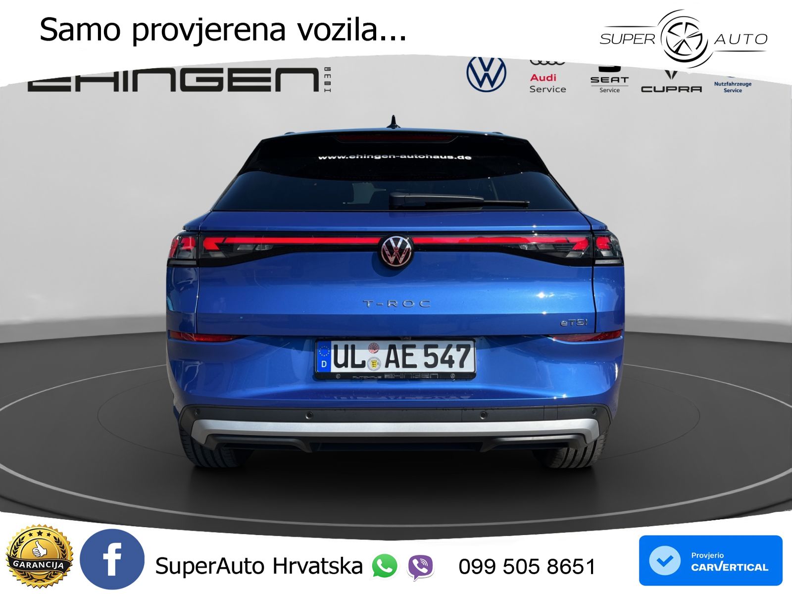 Volkswagen T-Roc II 1.5 eTSI (150 KS)  DSG LED+GR SJED+ACC