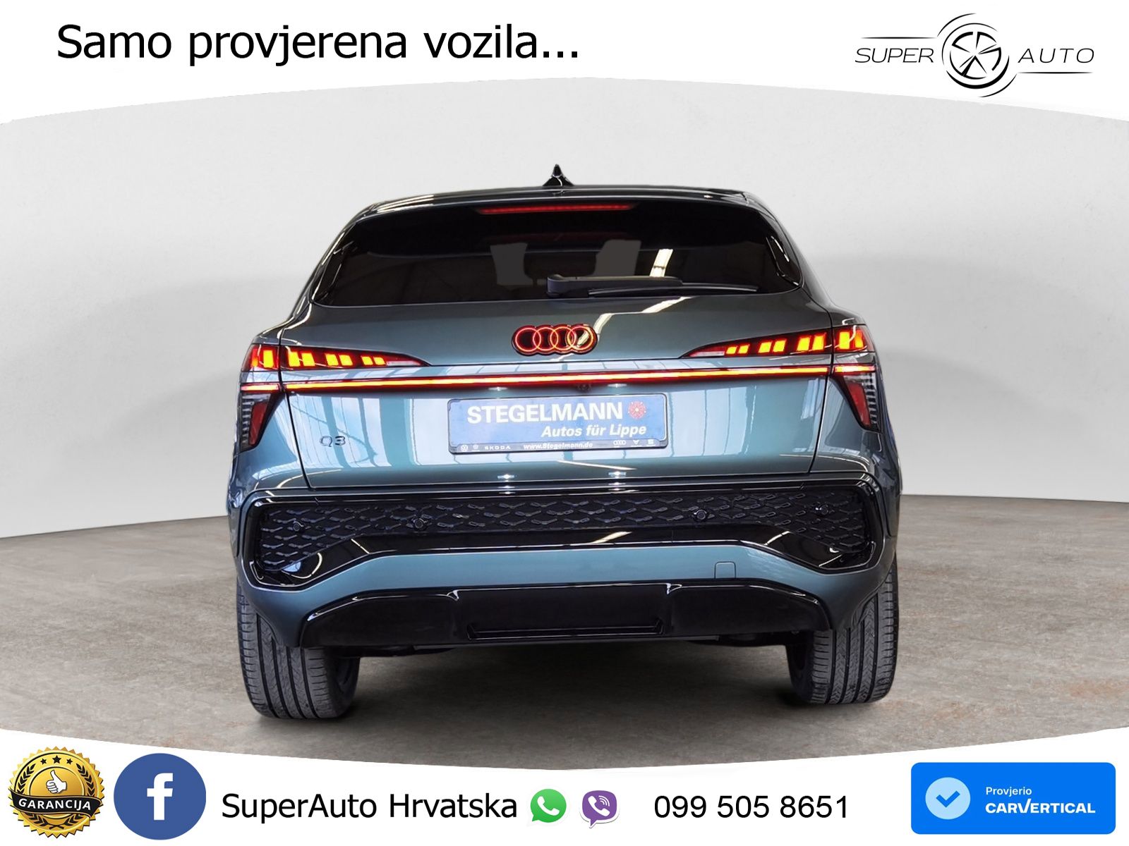 Audi Q3 Sportback 1.5 TFSIe (272 KS) S tronic LED+GR SJED+ACC
