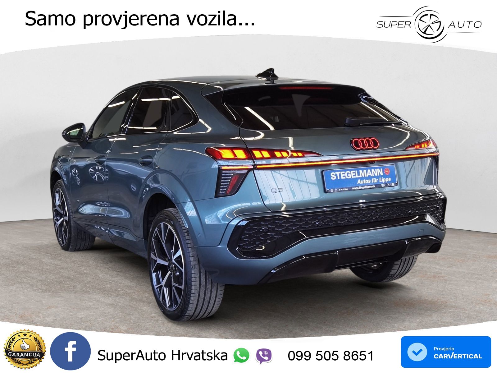 Audi Q3 Sportback 1.5 TFSIe (272 KS) S tronic LED+GR SJED+ACC
