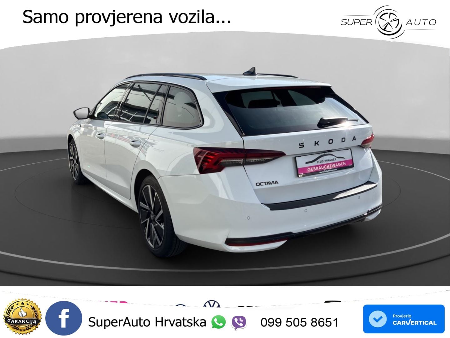Škoda Octavia Combi 2.0 TDI (150 KS) DSG SportLine LED+GR SJED+ACC