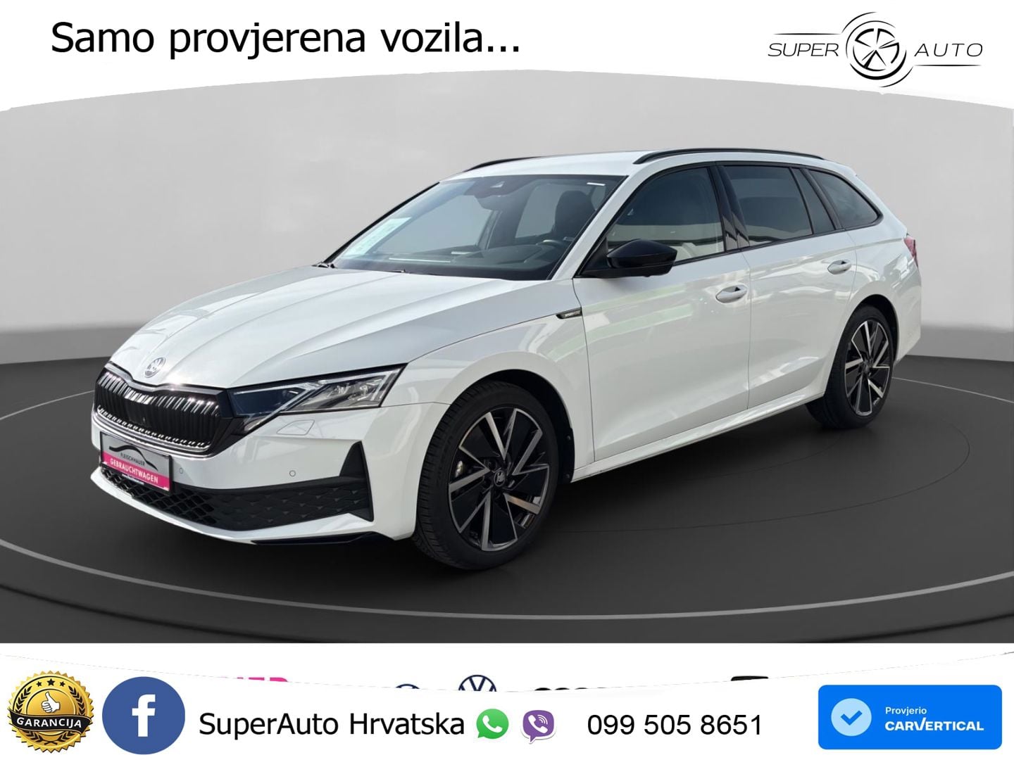 Škoda Octavia Combi 2.0 TDI (150 KS) DSG SportLine LED+GR SJED+ACC